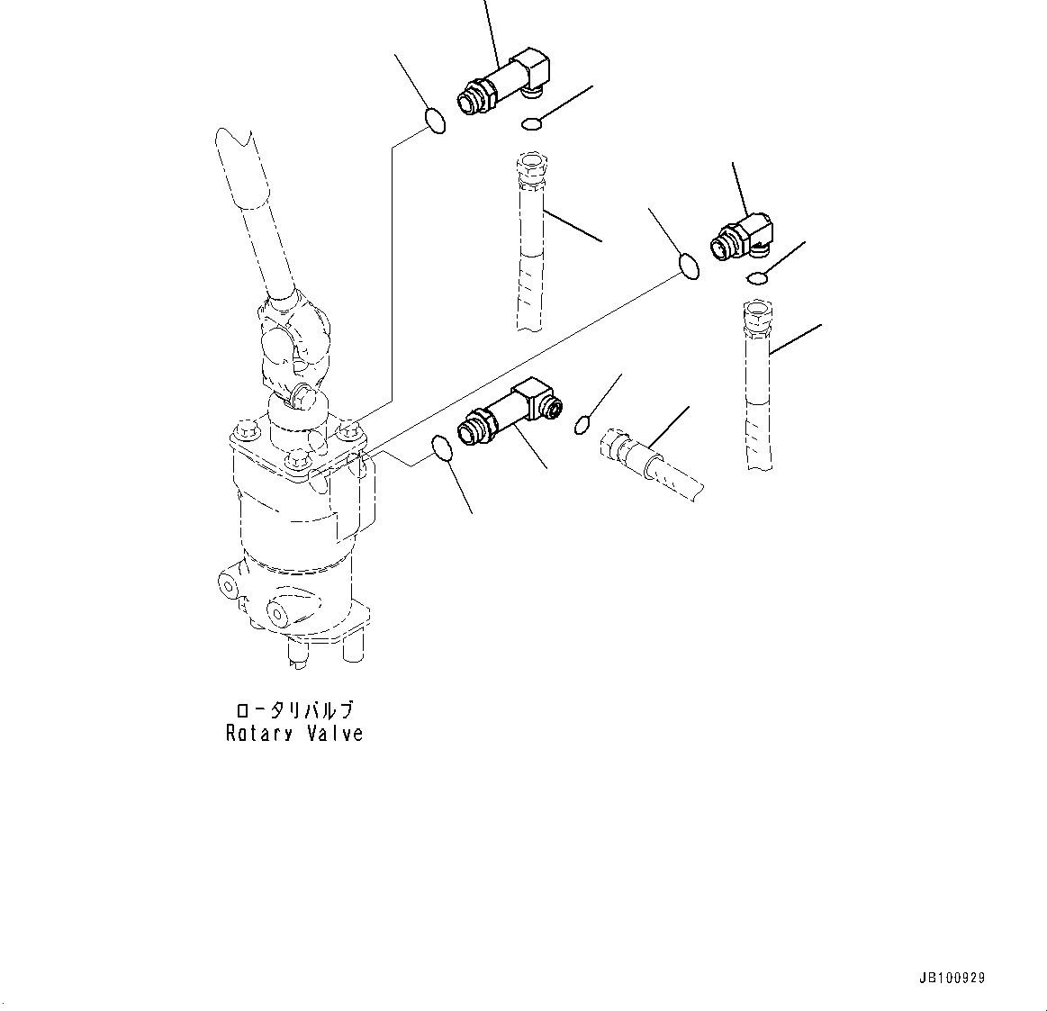 Komatsu parts book diagram for WA800-8E0 S/N 84001-UP: FLOOR, ELBOW(#84001-)