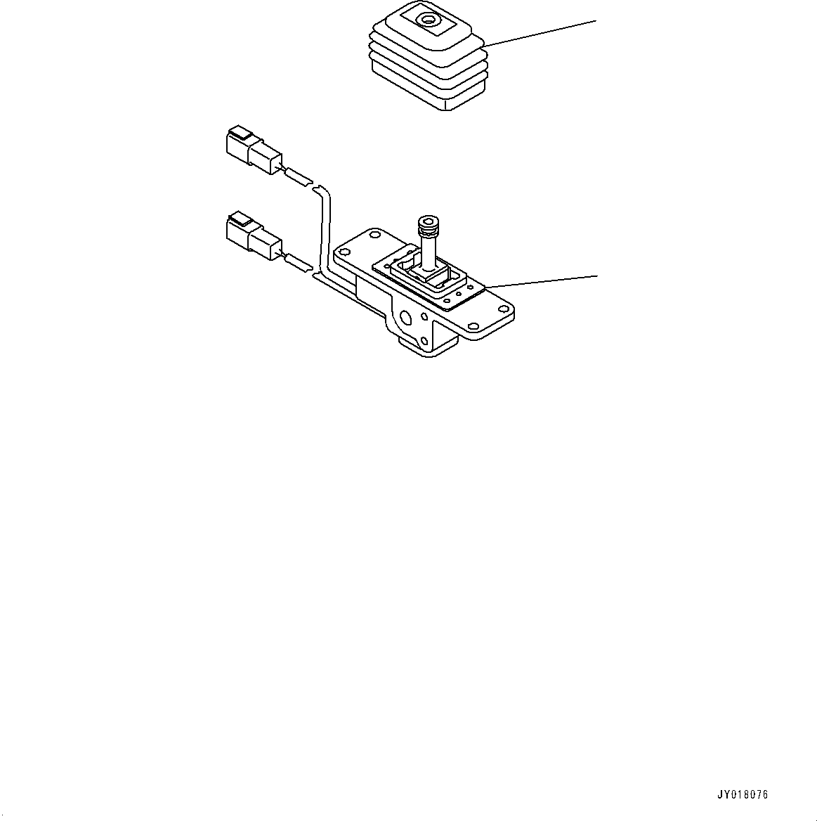 Komatsu parts book diagram for WA800-8E0 S/N 84001-UP: CONSOLE R.H., ELECTRIC LEVER (2/2)(#84001-)