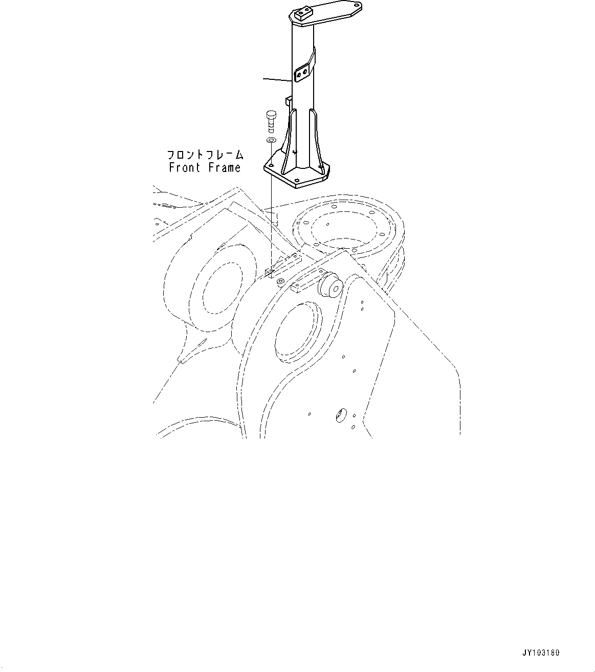 Komatsu parts book diagram for WA800-8E0 S/N 84001-UP: TRANSMISSION CONTROL, BRACKET(#83001-)