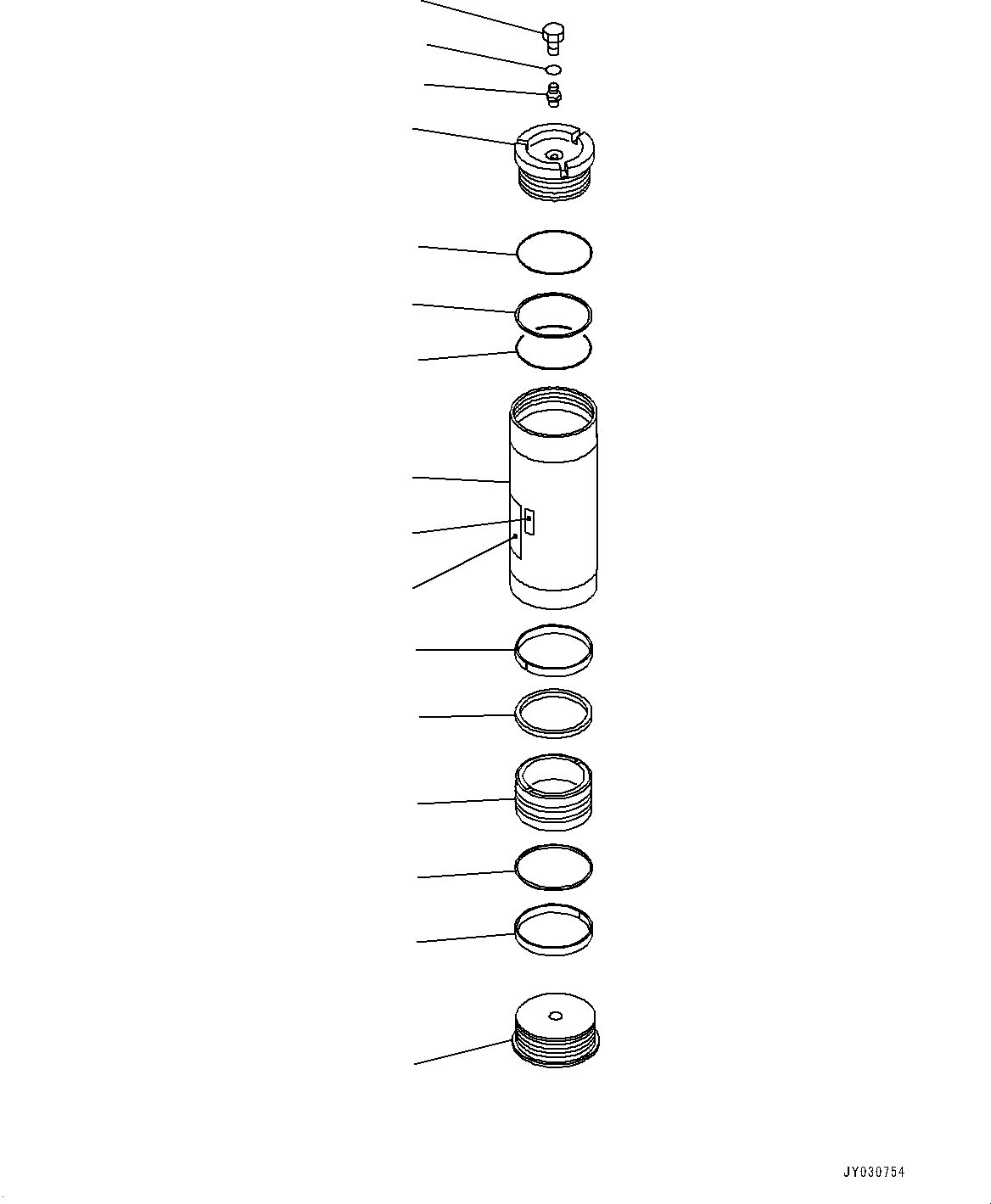 Komatsu parts book diagram for WA800-8E0 S/N 84001-UP: BRAKE CONTROL, INNER PARTS, ACCUMULATOR, R2 TYPE (1/2) (FRONT BRAKE)(#83001-83020)