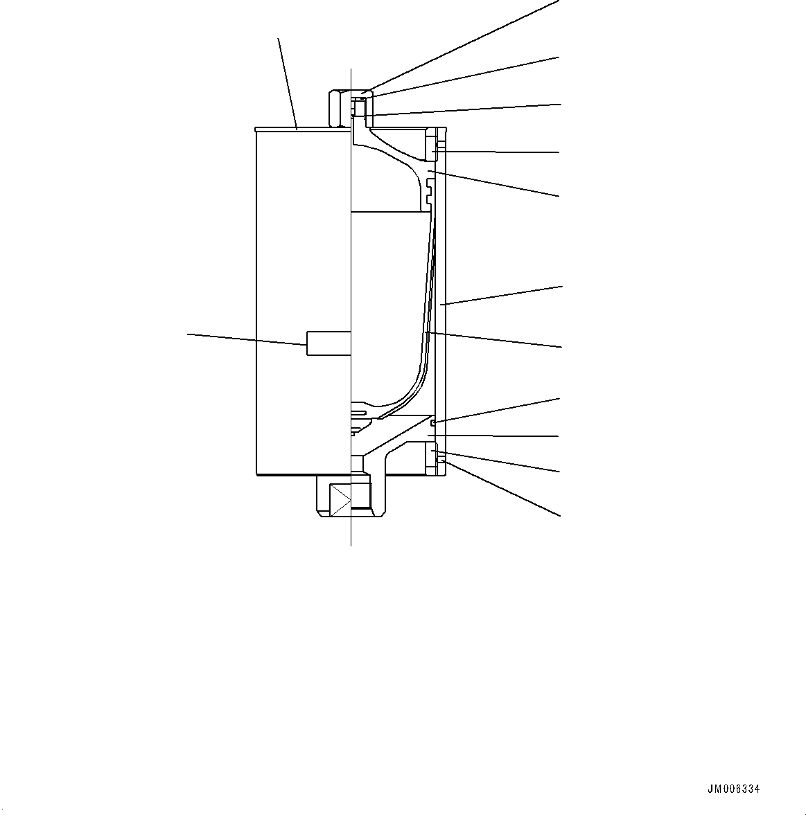 Komatsu parts book diagram for WA800-8E0 S/N 84001-UP: BRAKE CONTROL, ACCUMULATOR(#83001-)