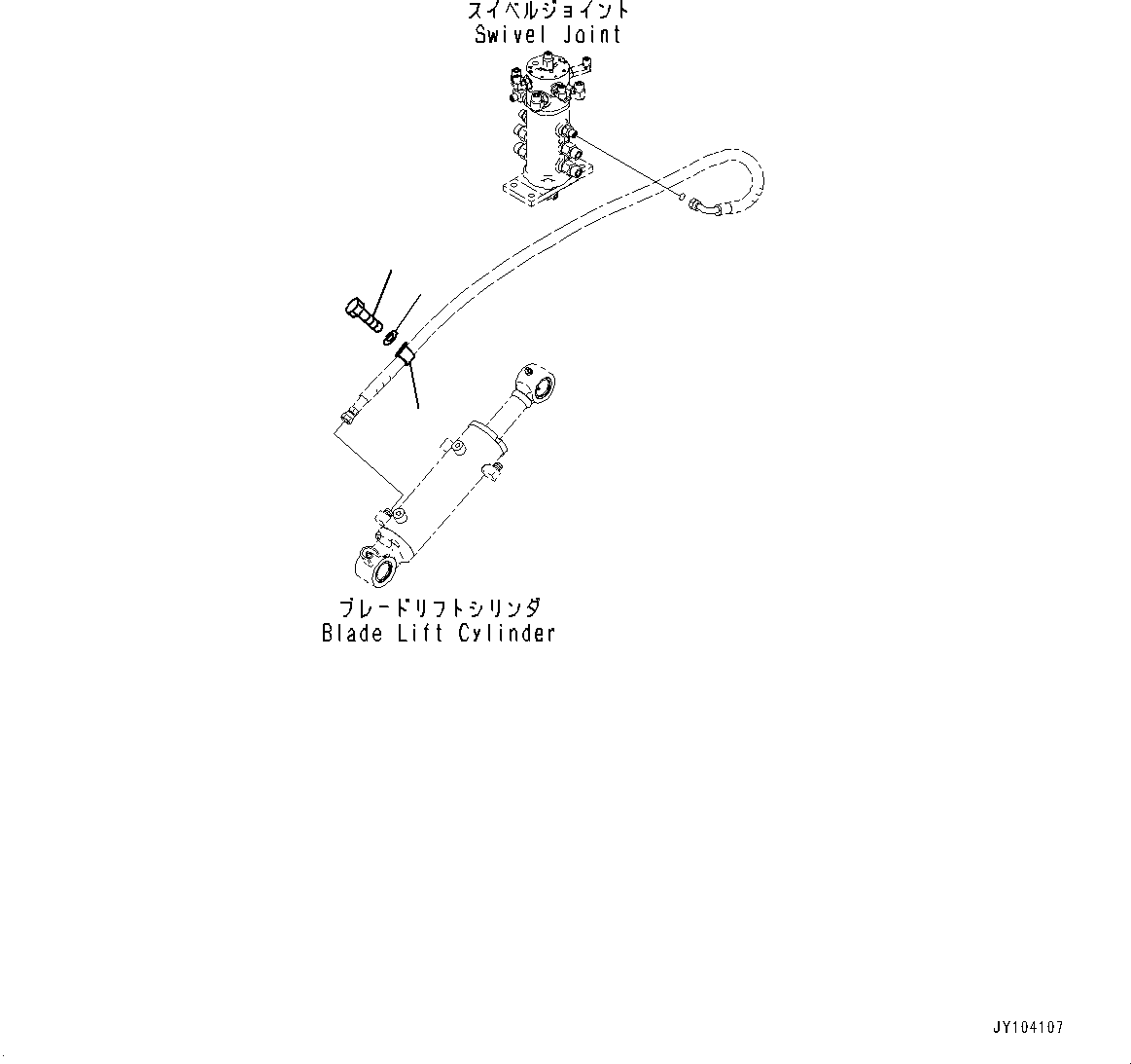 Komatsu parts book diagram for PC25MR-5 S/N 26001-UP: TRACK FRAME, HOSE CLAMP(#25001-)