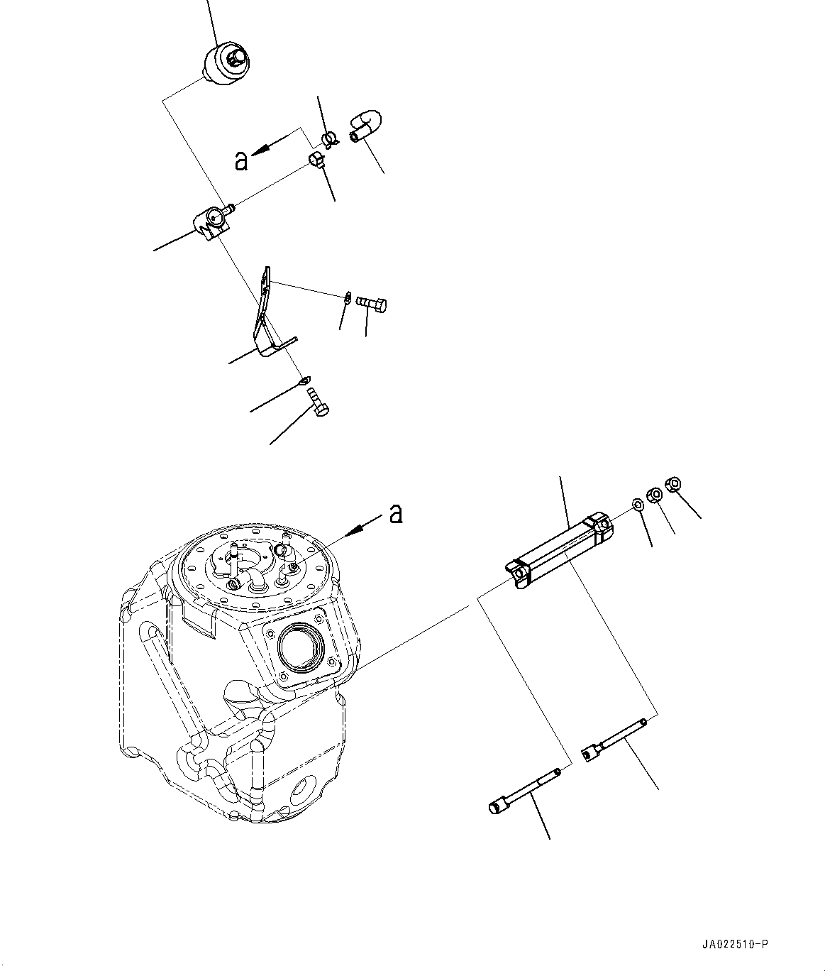 Komatsu parts book diagram for D39PXI-24 S/N 110001-UP: DEF TANK, BREATHER(#95001-)