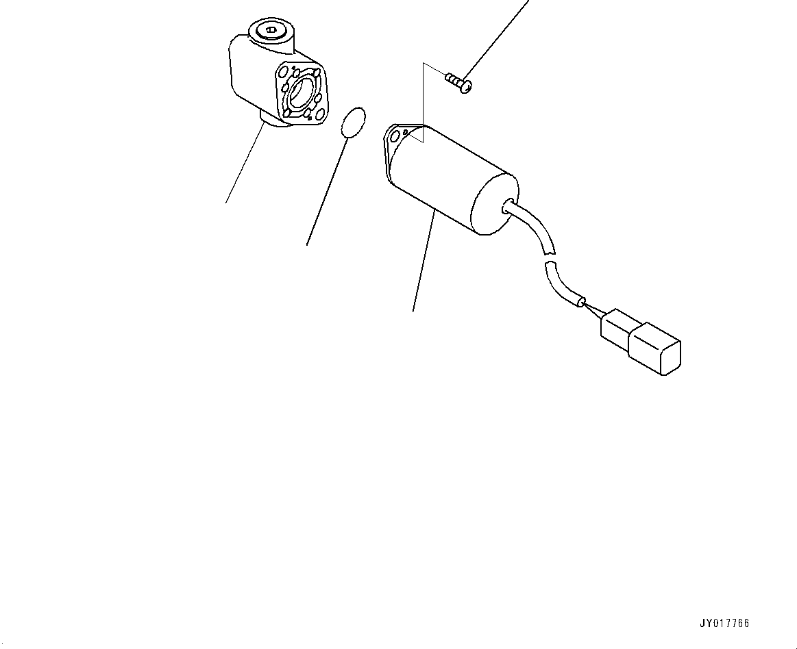 Komatsu parts book diagram for D39PXI-24 S/N 110001-UP: PROPORTIONAL PRESSURE CONTROL (PPC) PIPING, EPC VALVE(#95001-)
