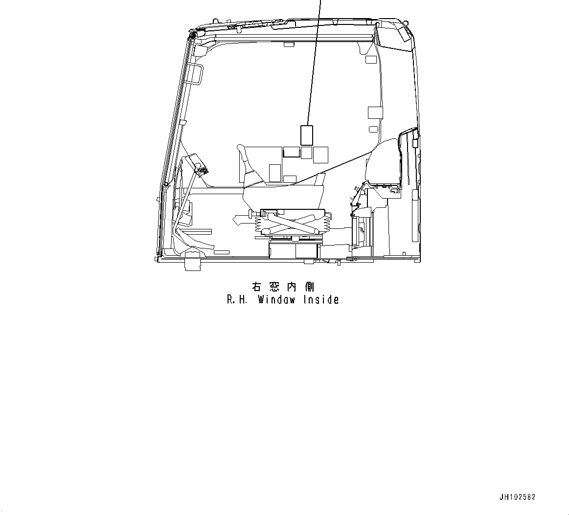 Komatsu parts book diagram for PC170LC-11 S/N 37001-UP: PLATE, CALIFORNIA PROPOSITION 65, (#35001-)