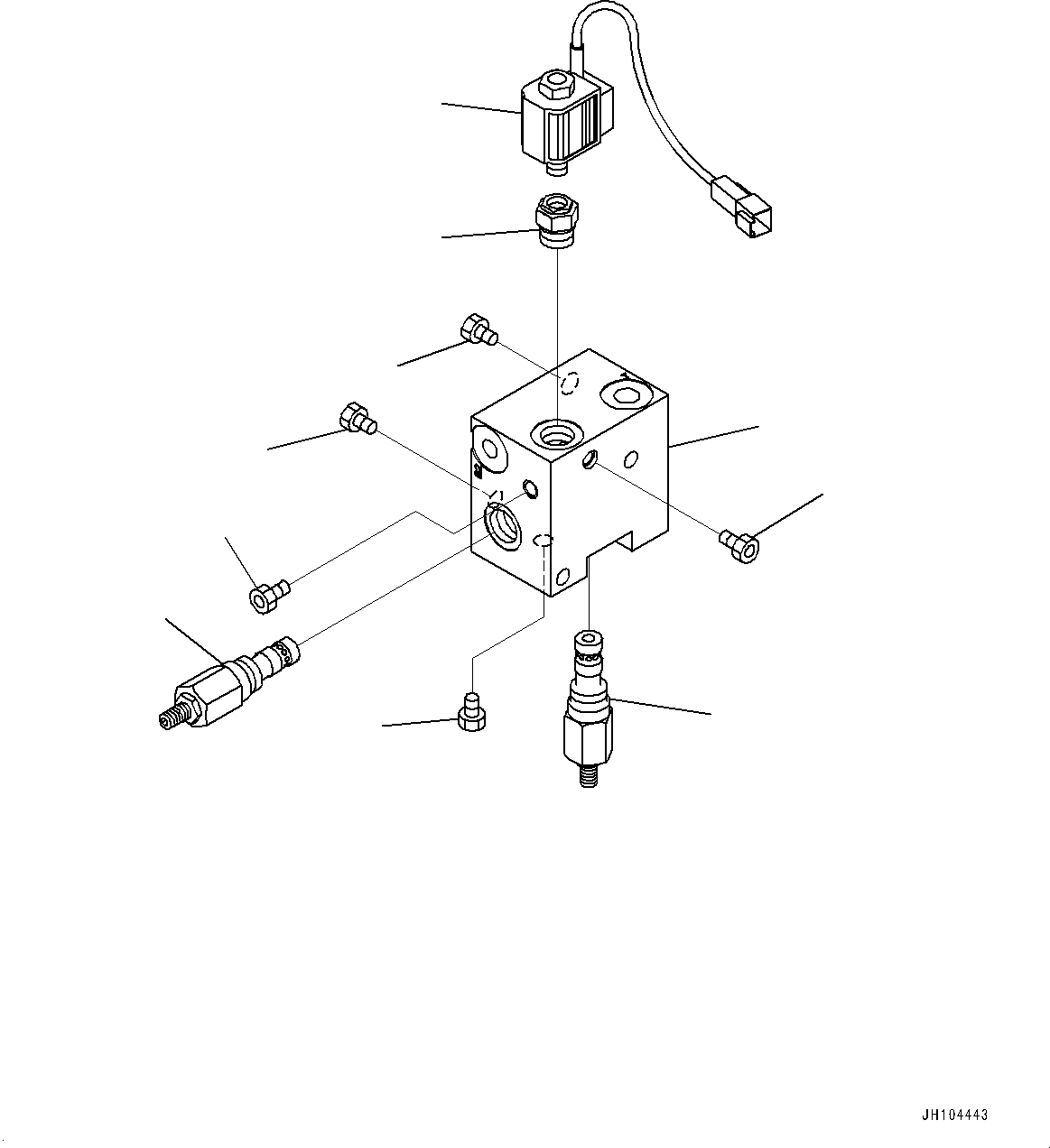 Komatsu parts book diagram for PC490LC-11 S/N 87001-UP (For KAL): QUICK COUPLER PIPING, QUICK COUPLER VALVE(#87001-)