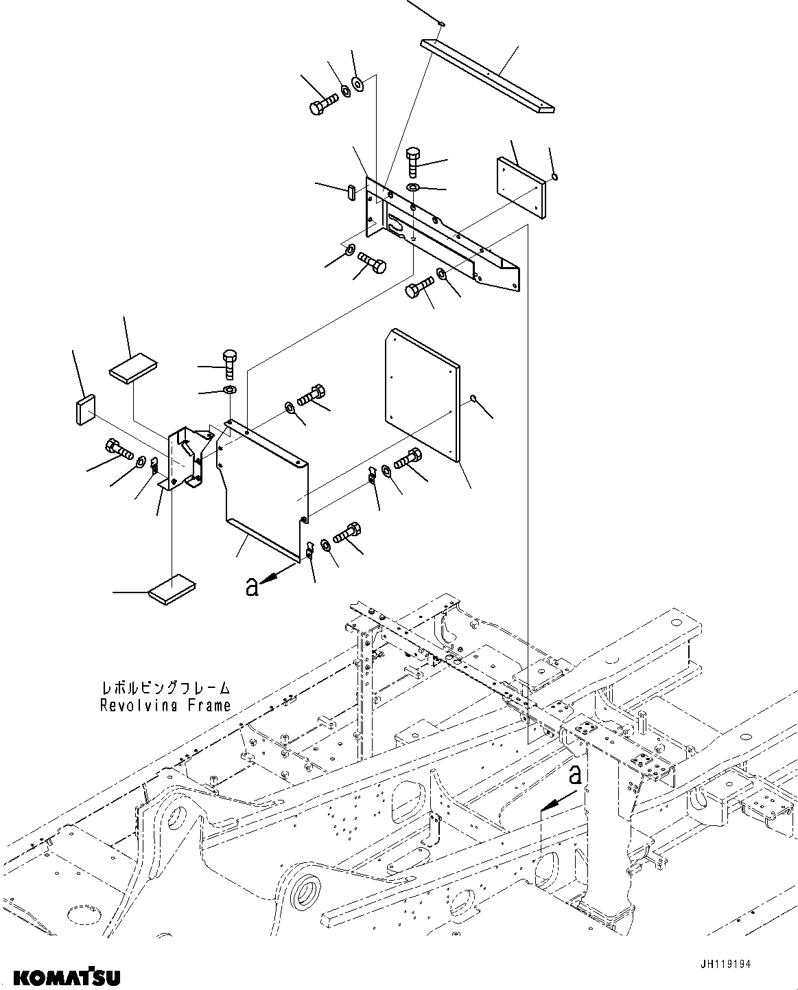 Komatsu parts book diagram for PC490LC-11 S/N 87001-UP (For KAL): MACHINE CAB PARTITION, COVER (2/3)(#86389-)