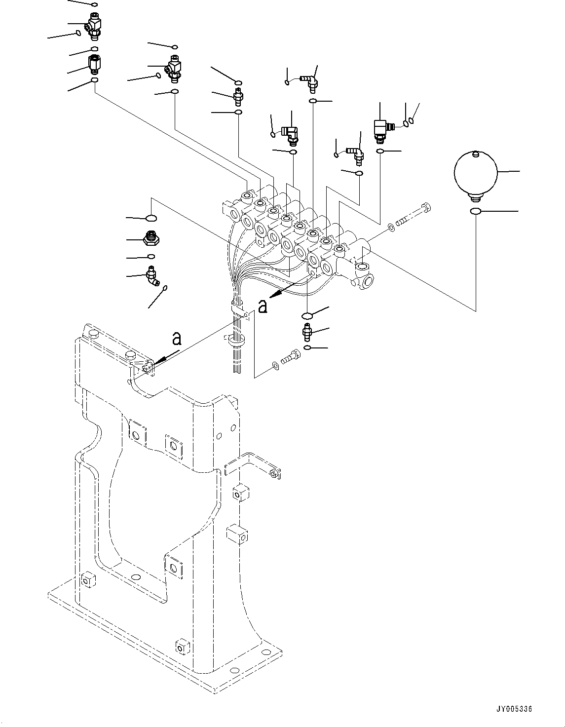 Komatsu parts book diagram for PC450LC-8R S/N 79001-UP: SOLENOID VALVE, SOLENOID VALVE RELATED PARTS(#75001-)