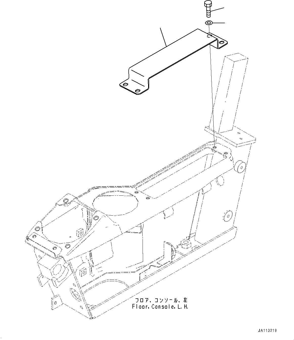 Komatsu parts book diagram for PC450LC-8R S/N 79001-UP: PARTS FOR LESS RADIO, (#79001-)