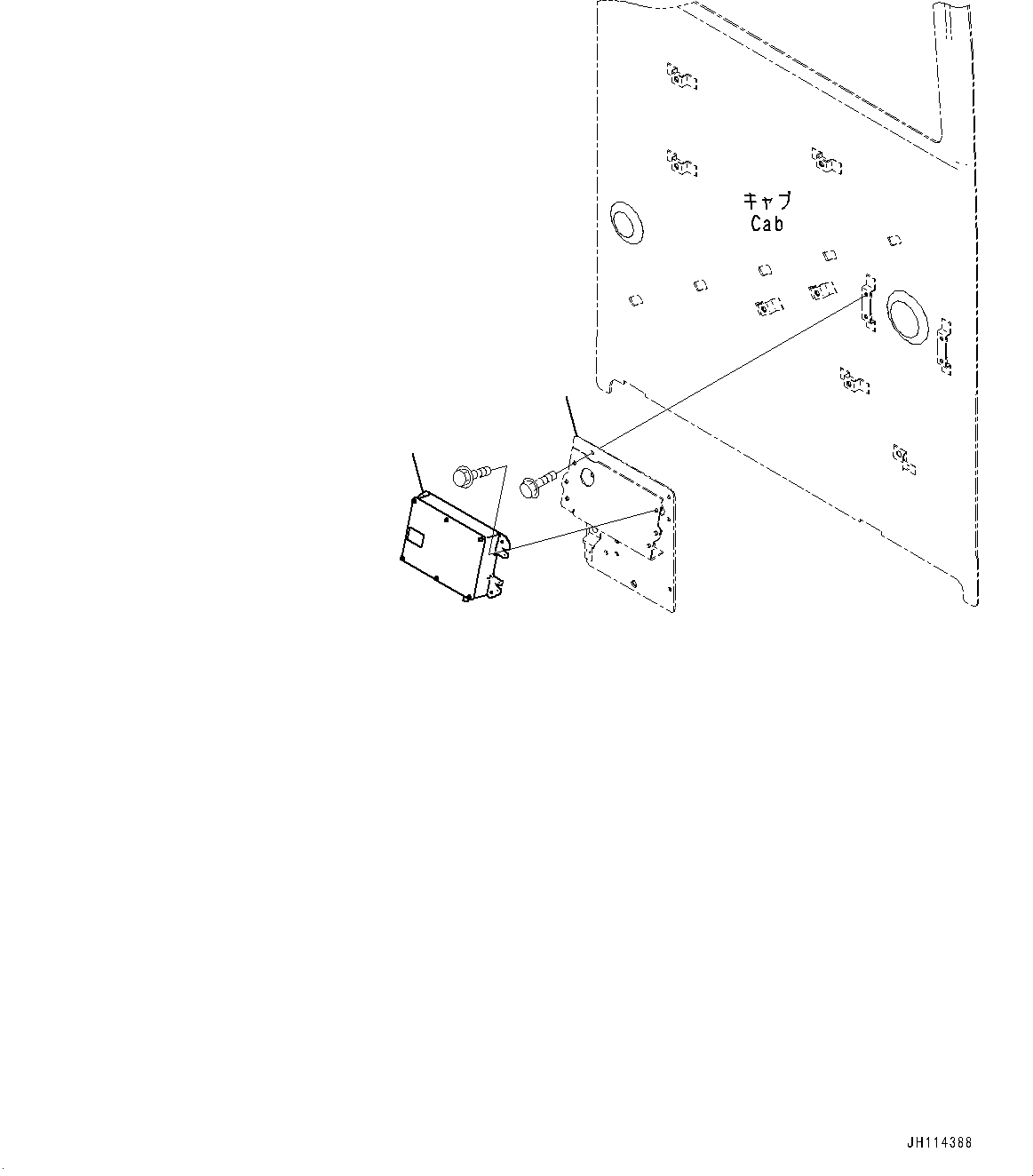 Komatsu parts book diagram for PC450LC-8R S/N 79001-UP: CONTROLLER AND MONITOR, (3/3) (GATEWAY FUNCTION CONTROLLER, IRIDIUM)(#79001-)