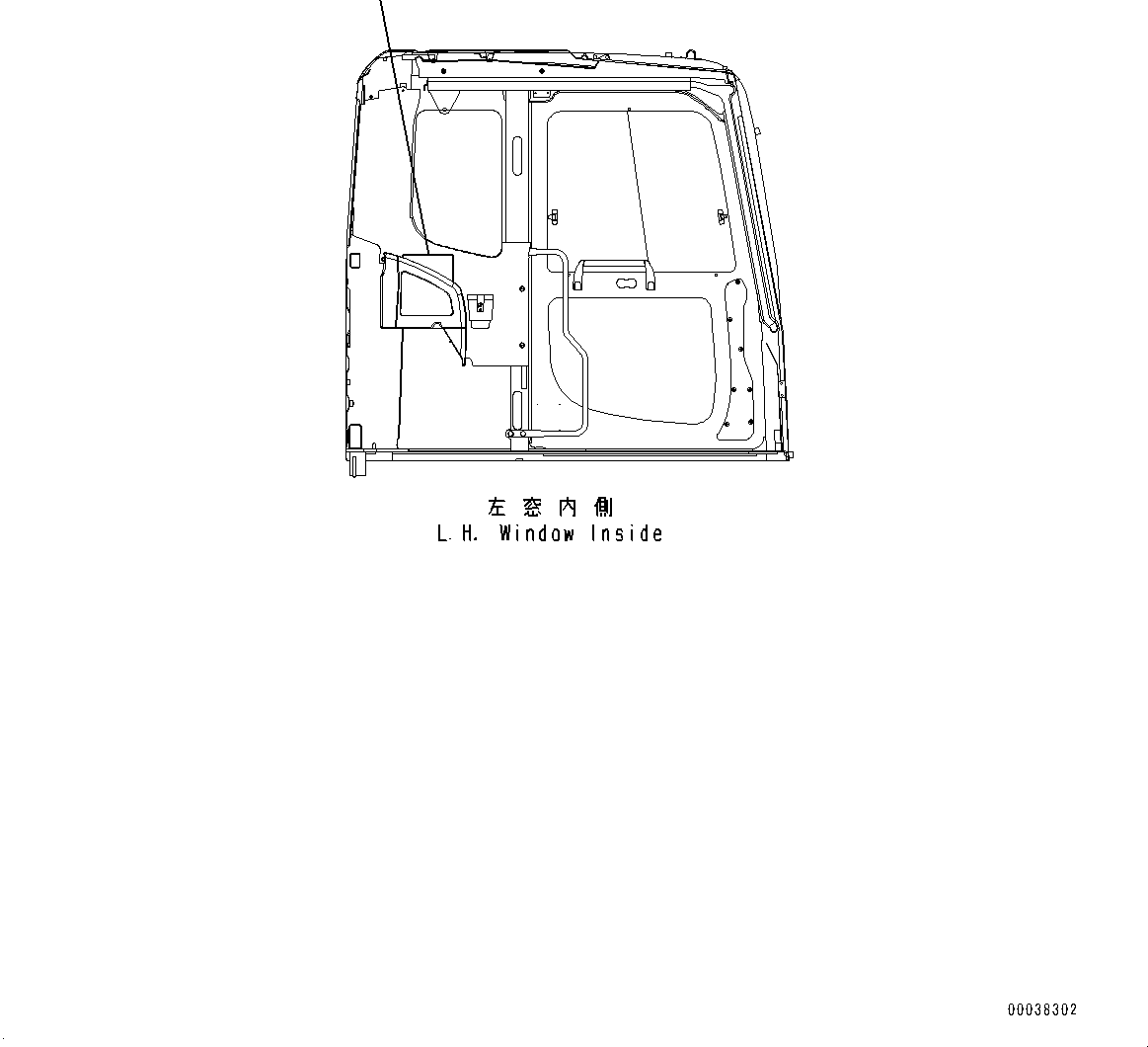 Komatsu parts book diagram for PC450LC-8R S/N 79001-UP: LUBRICATION CHART, (#75876-)