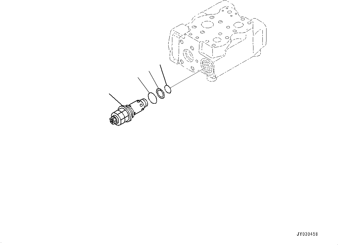 Komatsu parts book diagram for HD785-7 S/N 37001-UP: HYDRAULIC TANK, DEMAND VALVE (2/3)(#30001-)