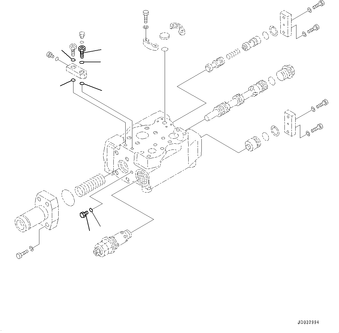 Komatsu parts book diagram for HD785-7 S/N 37001-UP: HYDRAULIC TANK, DEMAND VALVE (3/3)(#30001-)