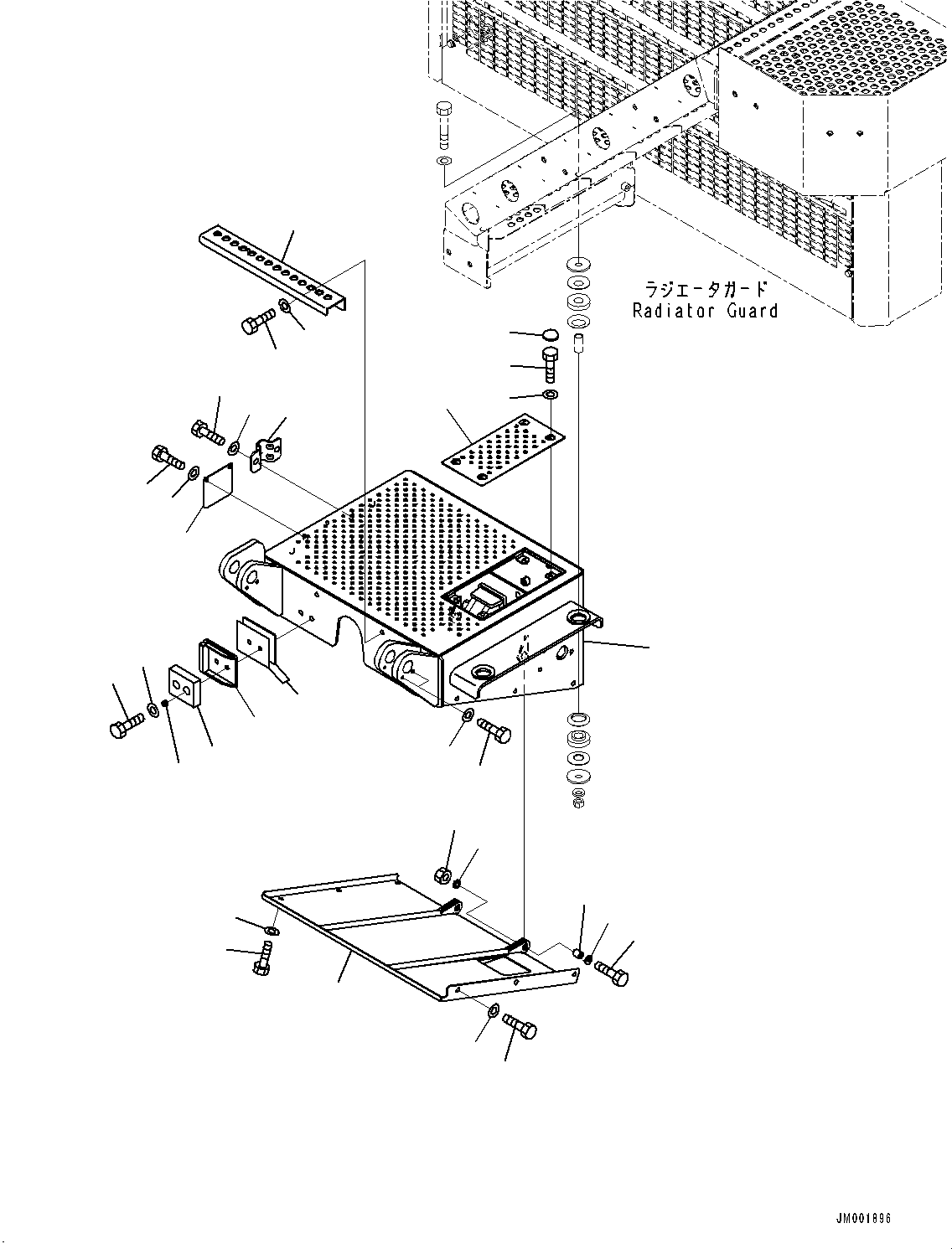 Komatsu parts book diagram for HD785-7 S/N 37001-UP: STAIRWAY, STEP(#30001-)