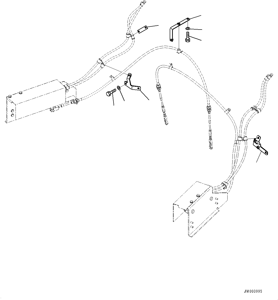Komatsu parts book diagram for HD785-7 S/N 37001-UP: EXHAUST BRAKE, BRACKET(#31745-)