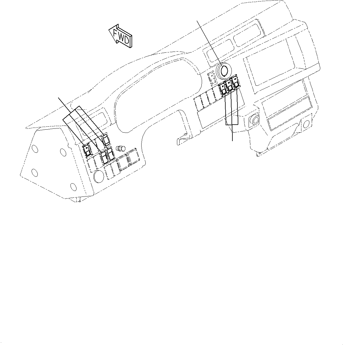 Komatsu parts book diagram for HD785-7 S/N 37001-UP: CAB, DECAL(#37001-)