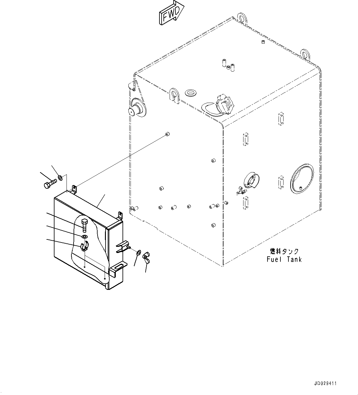 Komatsu parts book diagram for HD785-7 S/N 37001-UP: GENERAL TOOL SET, TOOL BOX(#30001-)