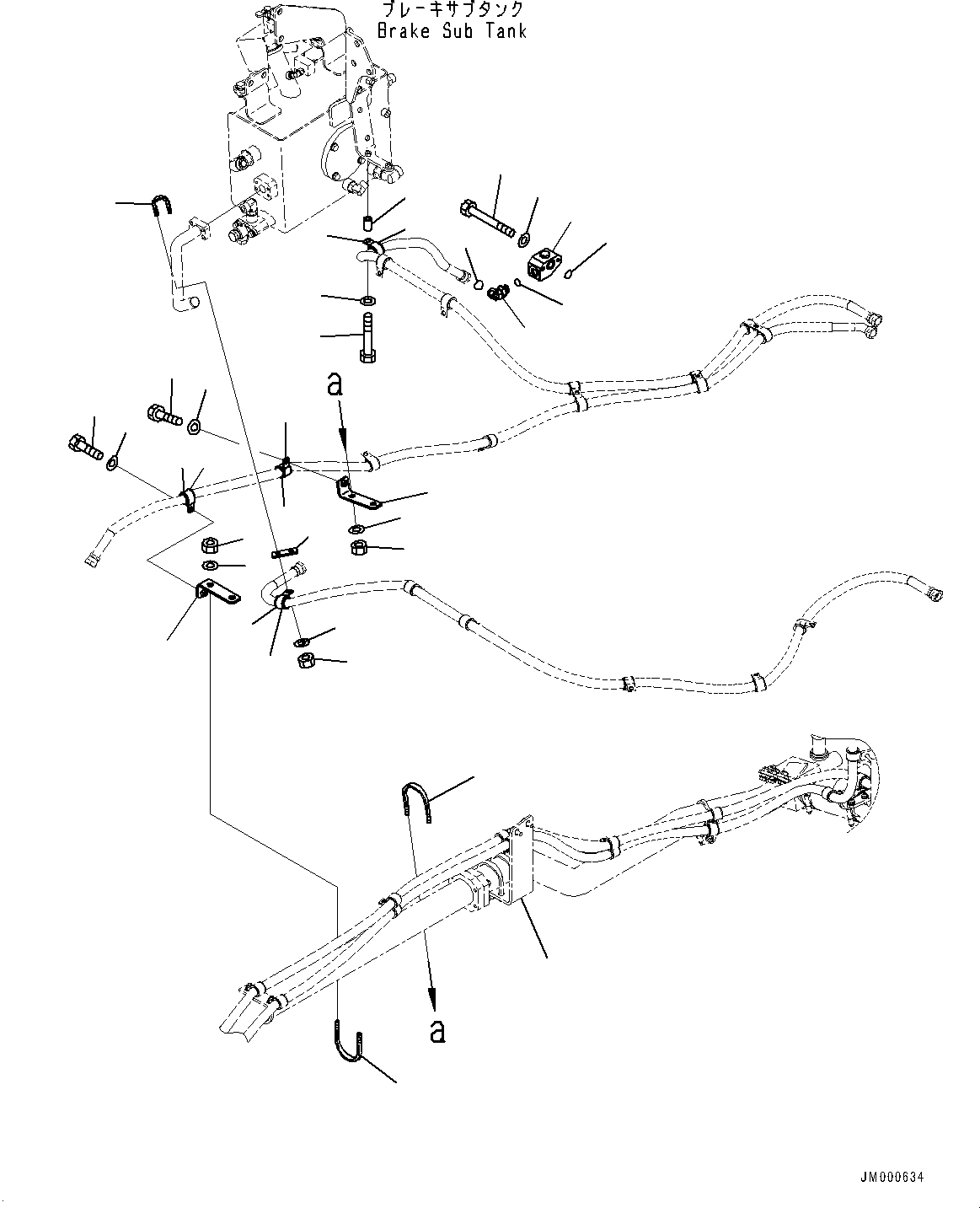 Komatsu parts book diagram for HD785-7 S/N 37001-UP: OIL QUICK CHARGE UNIT, QUICK CHARGE RELATED PARTS (WITH QUICK COUPLING, FOR LEFT REFUELING)(#30001-)