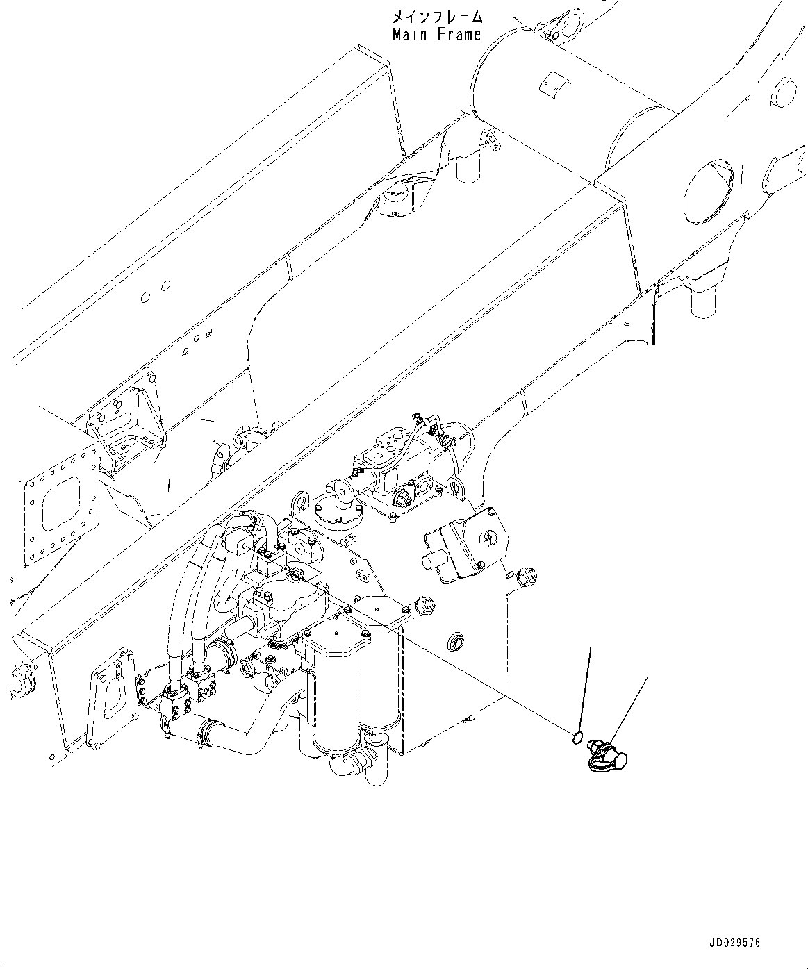 Komatsu parts book diagram for HD785-7 S/N 37001-UP: PM CLINIC CONNECTOR, (#30001-)