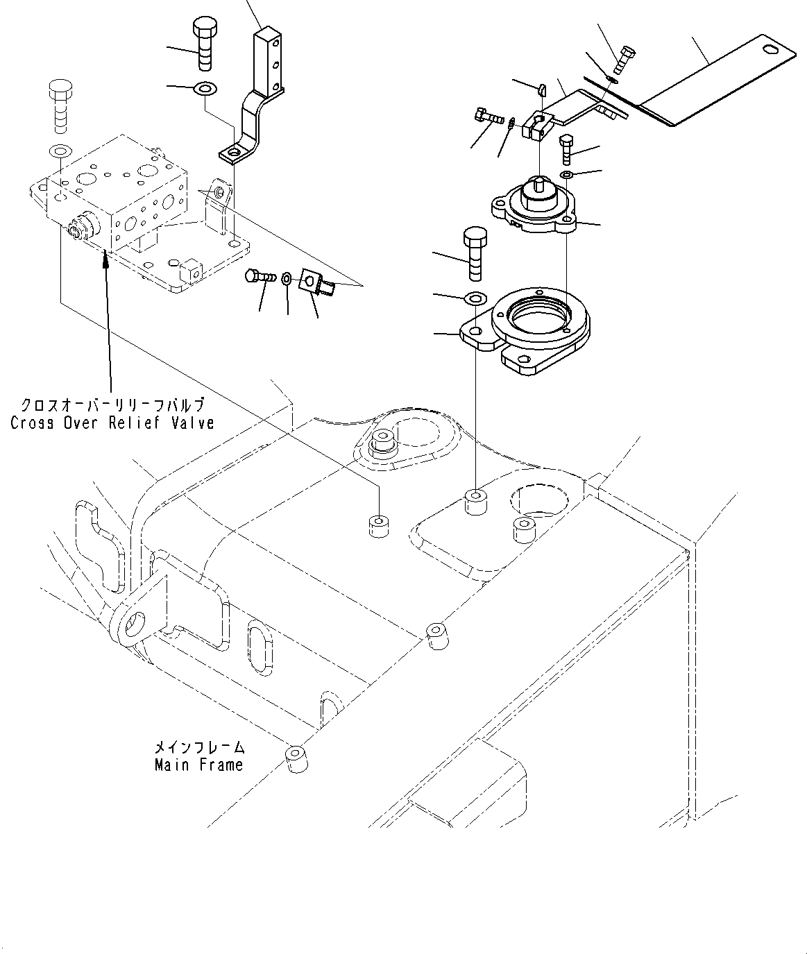 Komatsu parts book diagram for HD785-7 S/N 37001-UP: ANTI-SKID BRAKE SYSTEM (ABS) AND AUTO SPIN REGULATOR (ASR), STEERING SENSOR(#30001-)