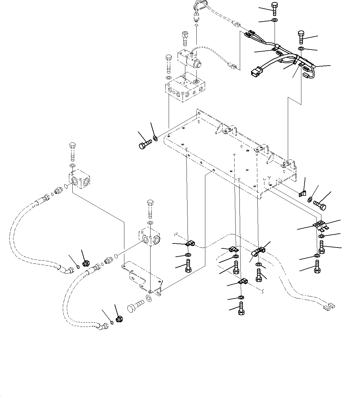 Komatsu parts book diagram for HD785-7 S/N 37001-UP: AUTO SPIN REGULATOR (ASR), WIRING HARNESS (2/2)(#30001-)