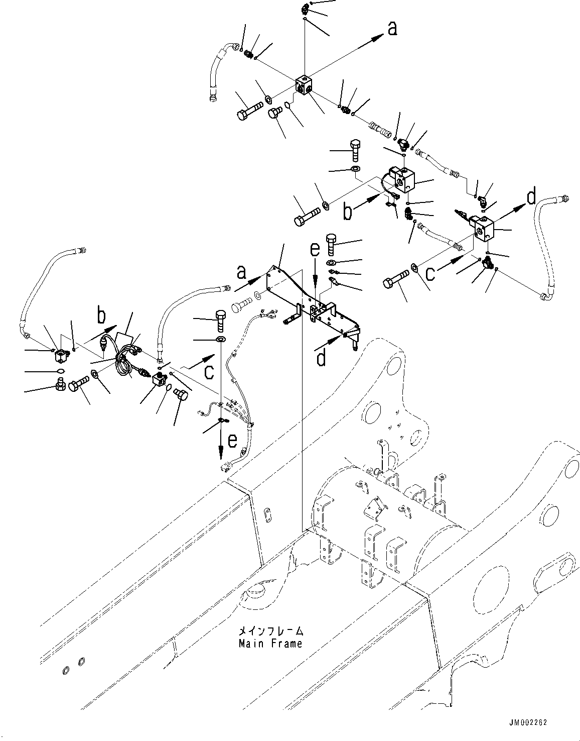 Komatsu parts book diagram for HD785-7 S/N 37001-UP: ANTI-SKID BRAKE SYSTEM (ABS) AND AUTO SPIN REGULATOR (ASR), VALVE (1/4)(#30001-)