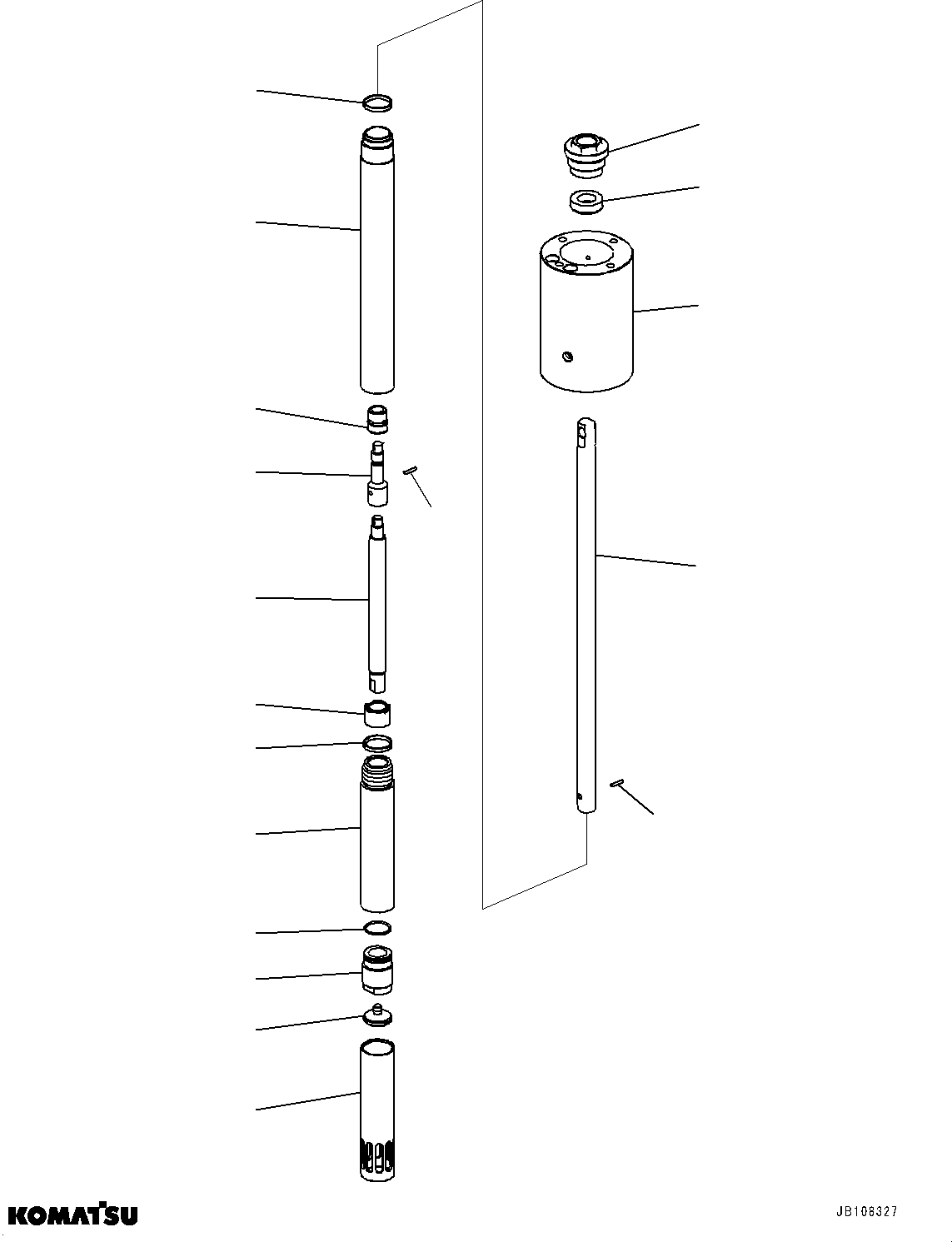 Komatsu parts book diagram for HD785-7 S/N 37001-UP: AUTO-GREASING SYSTEM, INNER PARTS, GREASE PUMP (3/3)(#33246-)