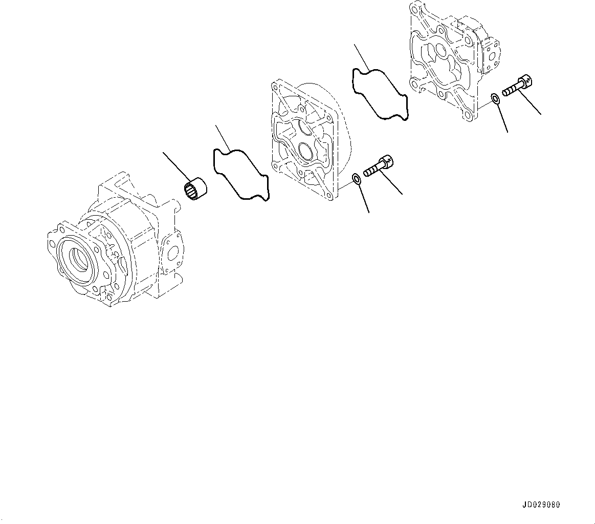 Komatsu parts book diagram for HD785-7 S/N 37001-UP (-40 deg C Spec.): TORQUE CONVERTER AND TRANSMISSION, COUPLING (1/2)(#30001-)