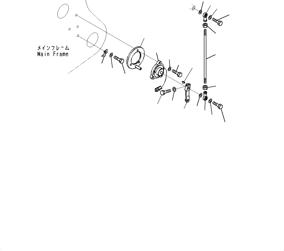 Komatsu parts book diagram for HD785-7 S/N 37001-UP (-40 deg C Spec.): BODY POSITIONER, (#30001-)