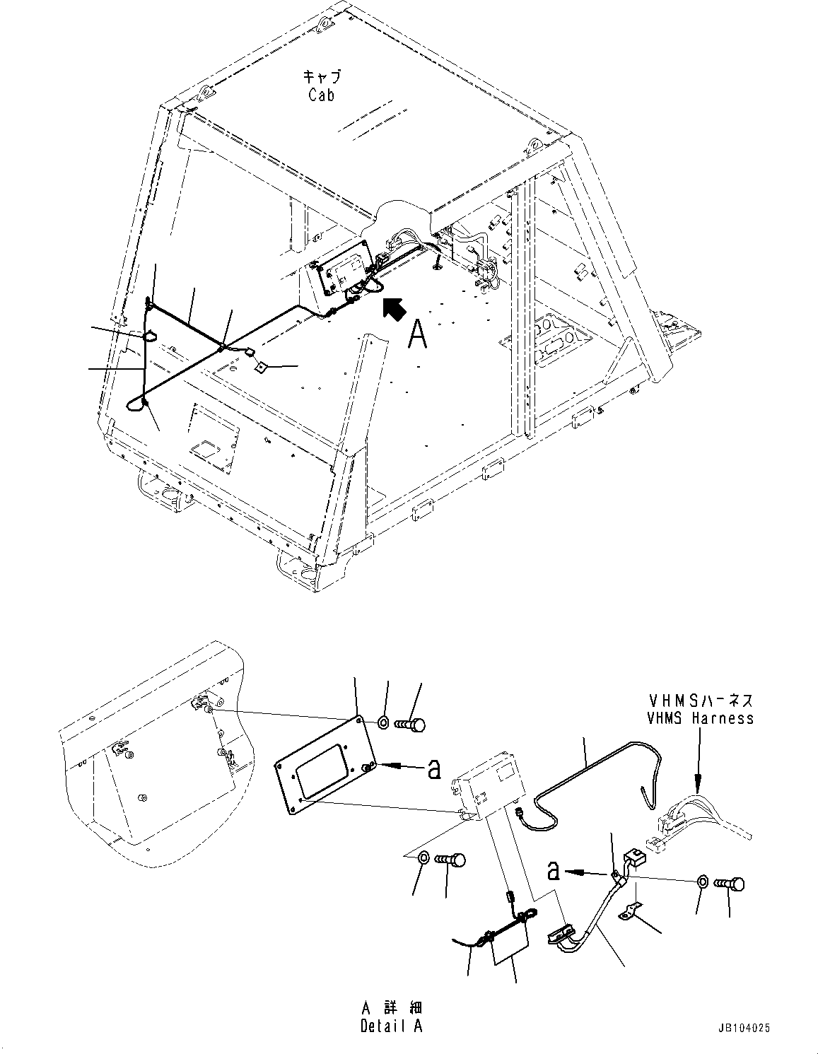 Komatsu parts book diagram for HD785-7 S/N 37001-UP (-40 deg C Spec.): KOMTRAX CONTROLLER, KOMTRAX RELATED PARTS(#37001-)