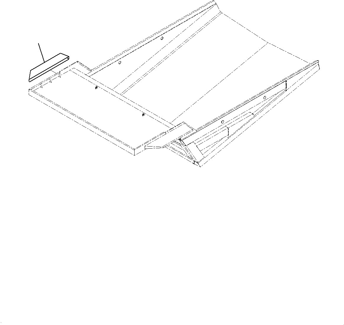 Komatsu parts book diagram for HD785-7 S/N 37001-UP (-40 deg C Spec.): PLATFORM GUARD, (#30001-)