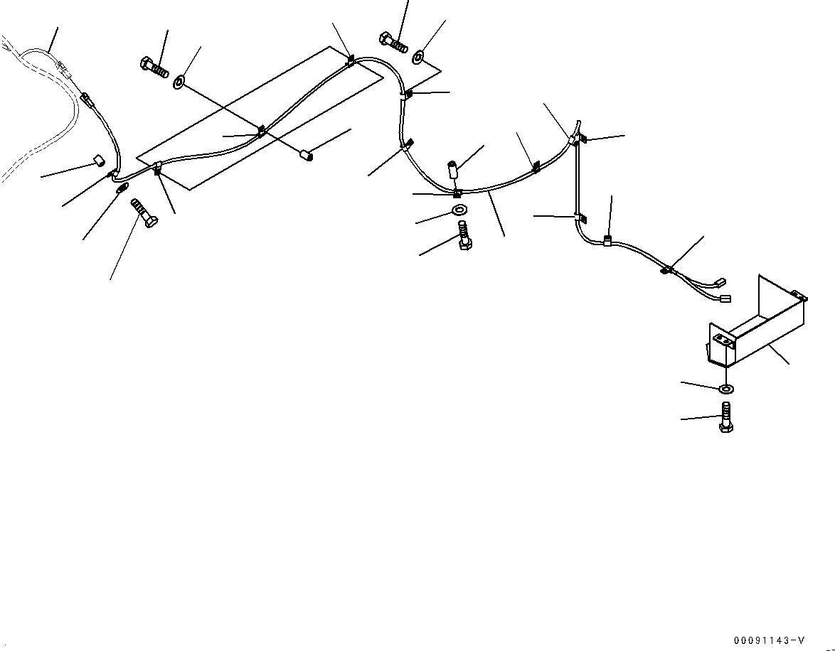 Komatsu parts book diagram for HD785-7 S/N 37001-UP (-40 deg C Spec.): ENGINE OIL PAN HEATER, HEATER TANK WIRING HARNESS(#30001-35052)
