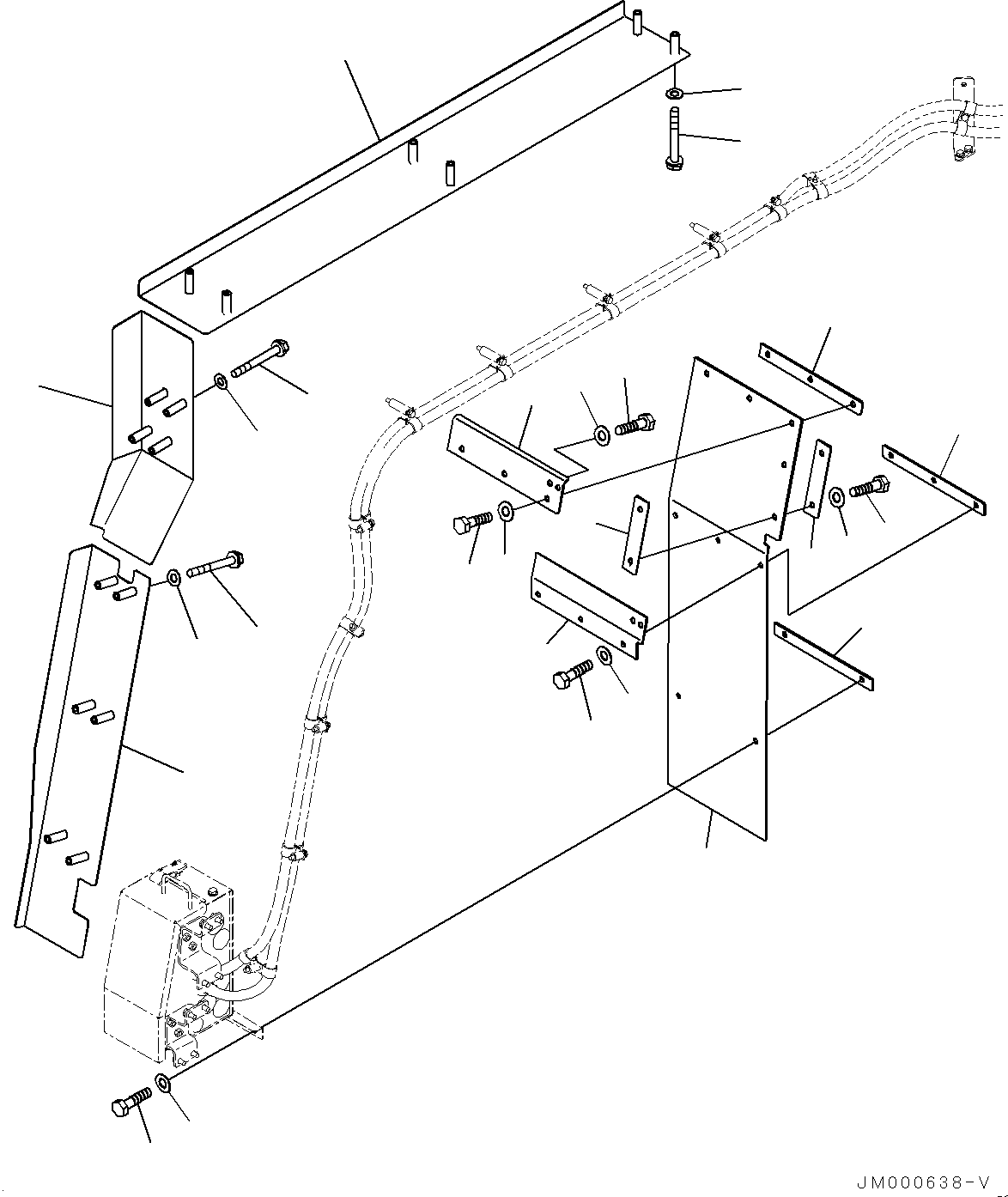 Komatsu parts book diagram for HD785-7 S/N 37001-UP (-40 deg C Spec.): BATTERY DISCONNECT SWITCH AND BATTERY JUMP START CONNECT, COVER AND GUARD(#30001-)
