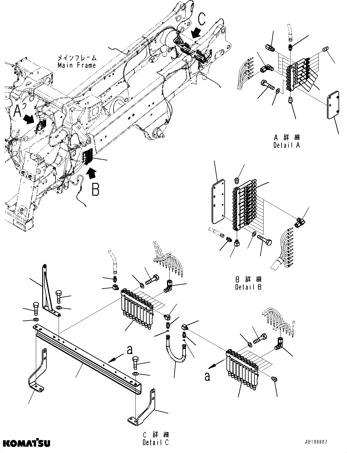 Komatsu parts book diagram for HD785-7 S/N 37001-UP (-40 deg C Spec.): AUTO-GREASING SYSTEM, INJECTOR(#33246-)