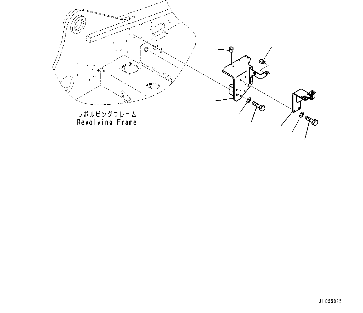 Komatsu parts book diagram for PC490LC-11 S/N 87001-UP: BLIND PARTS, (#85001-)