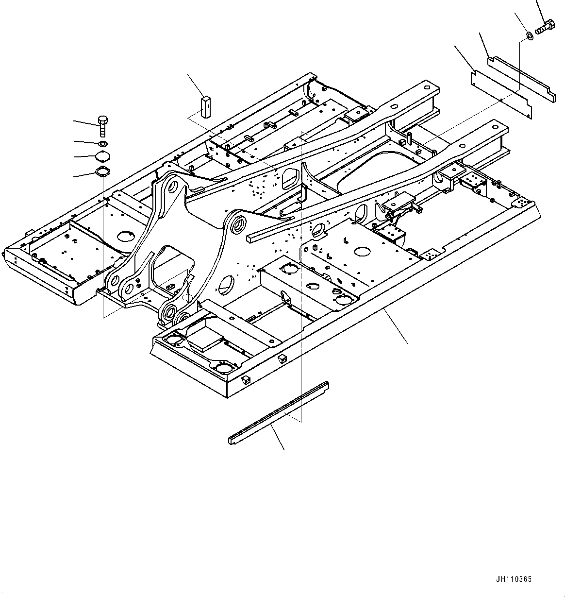 Komatsu parts book diagram for PC490LC-11 S/N 87001-UP: REVOLVING FRAME, FRAME(#86055-)
