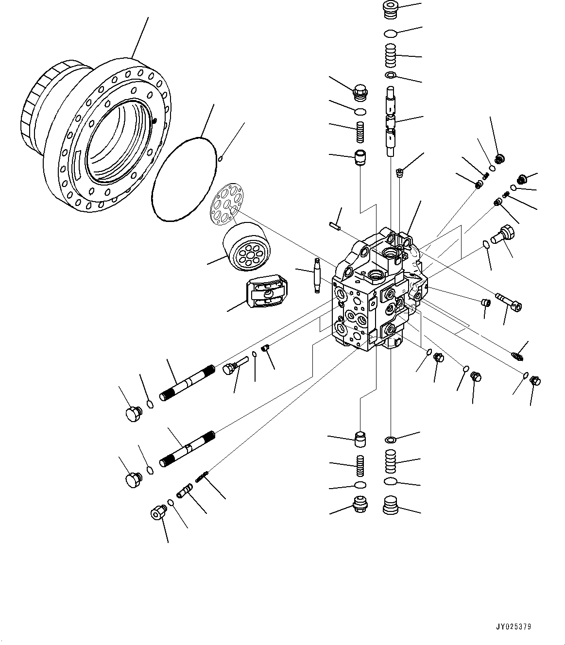 Komatsu parts book diagram for PC490LC-11 S/N 87001-UP: TRAVEL MOTOR AND FINAL DRIVE, INNER PARTS, TRAVEL MOTOR, L.H. (1/3)(#85814-)