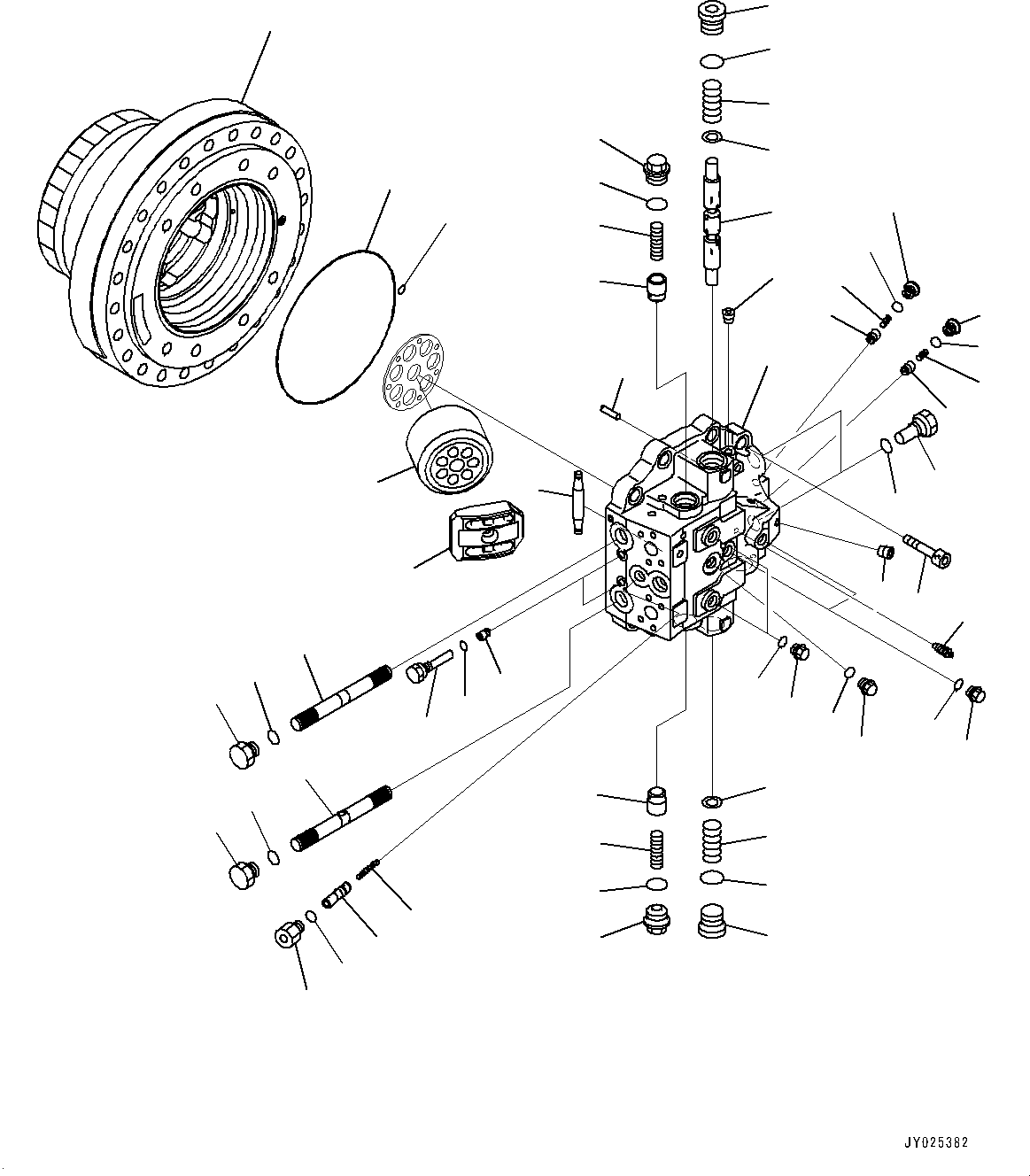 Komatsu parts book diagram for PC490LC-11 S/N 87001-UP: TRAVEL MOTOR AND FINAL DRIVE, INNER PARTS, TRAVEL MOTOR, R.H. (1/3)(#85814-)