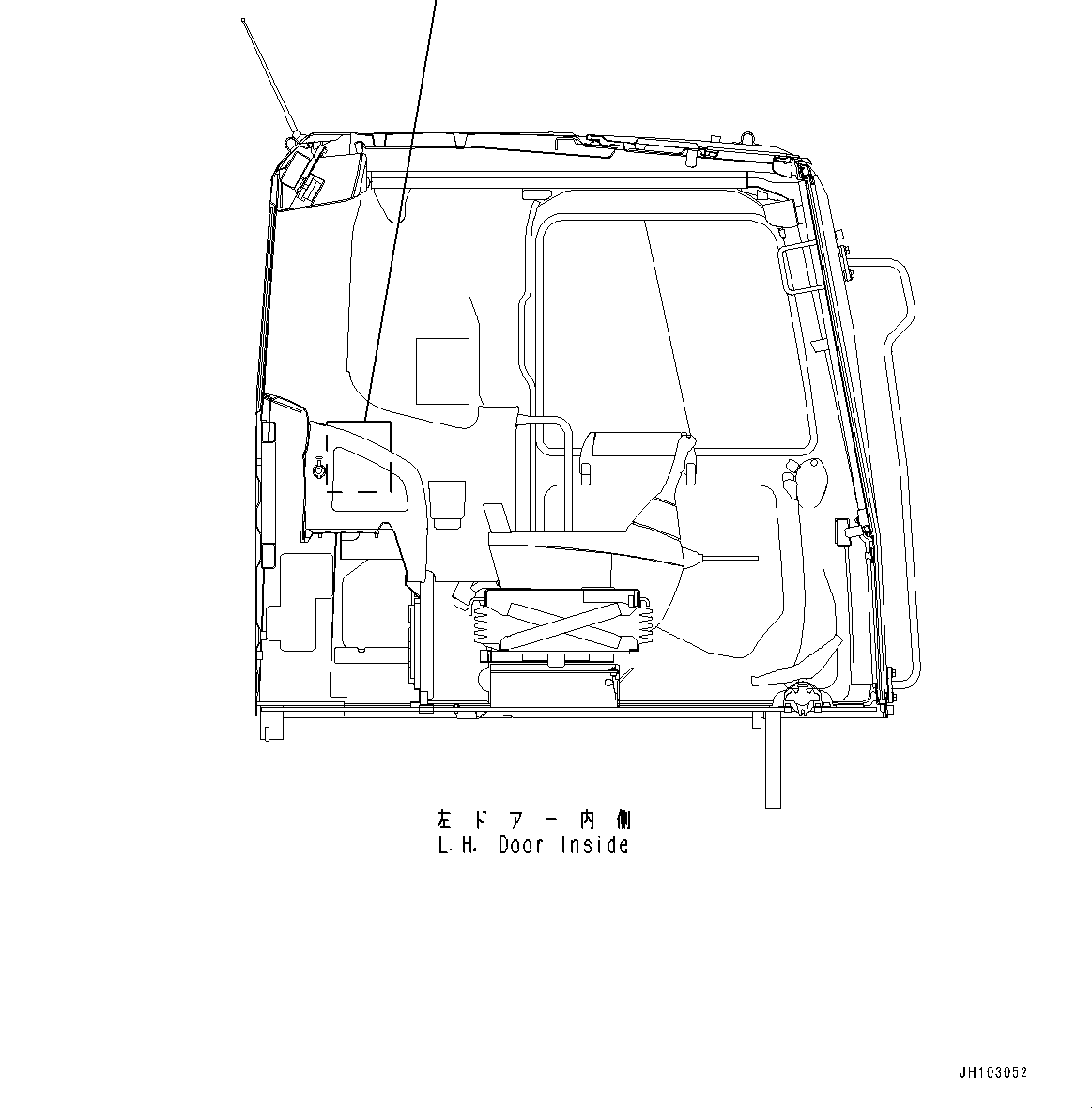 Komatsu parts book diagram for PC490LC-11 S/N 87001-UP: LUBRICATION CHART, (#87001-)