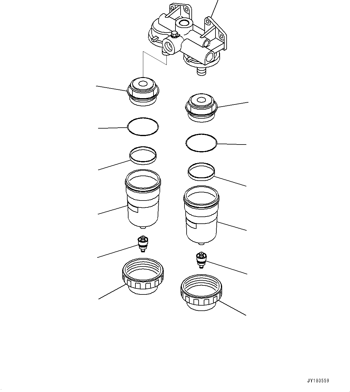 Komatsu parts book diagram for PC800SE-8E0 S/N 67001-UP: FUEL PIPING, INNER PARTS, WATER SEPARATOR(#67001-)