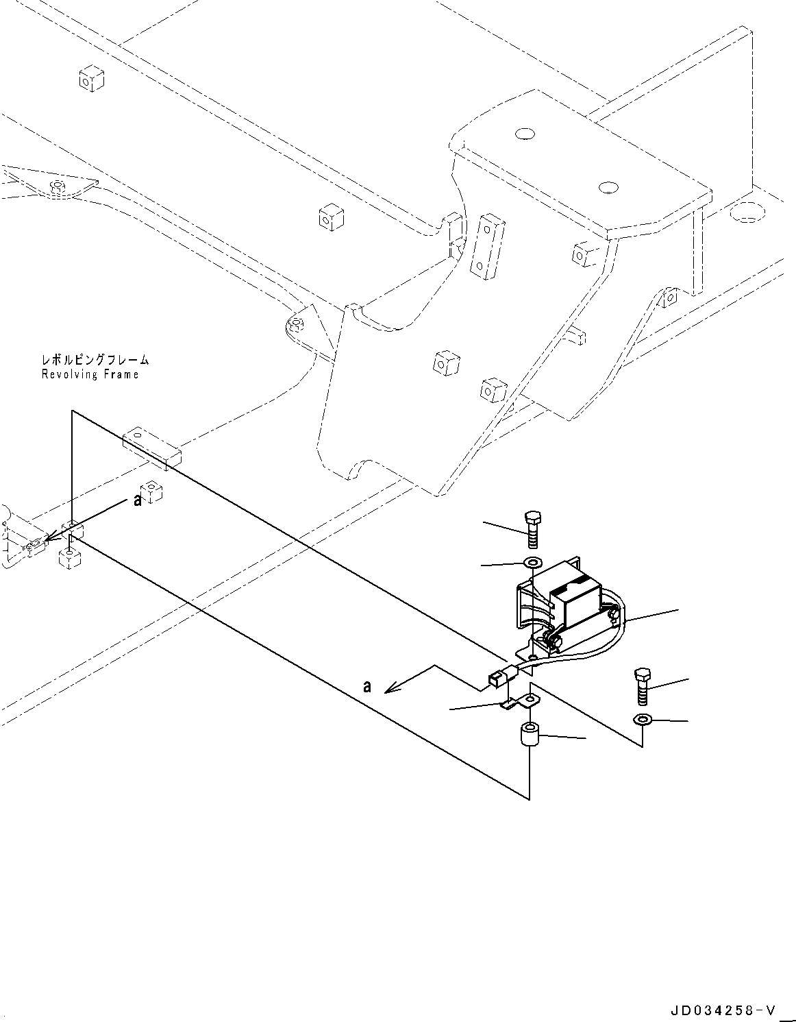 Komatsu parts book diagram for PC800SE-8E0 S/N 67001-UP: TRAVEL ALARM, (#65001-)
