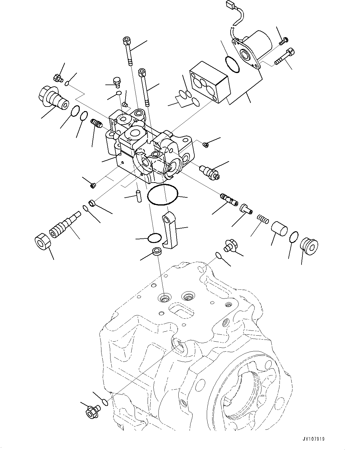 Komatsu parts book diagram for PC800SE-8E0 S/N 67001-UP: HYDRAULIC PUMP, PISTON PUMP (12/14)(#65051-)