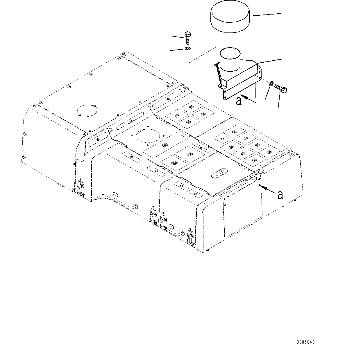 Komatsu parts book diagram for PC800SE-8E0 S/N 67001-UP: ENGINE HOOD, PIPE EXTENSION(#65001-)