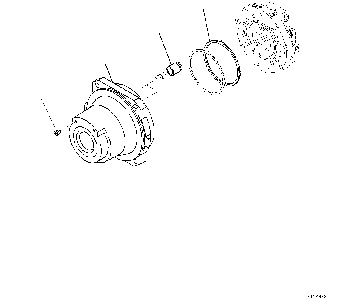Komatsu parts book diagram for PC800SE-8E0 S/N 67001-UP: TRACK FRAME, INNER PARTS, TRAVEL MOTOR, R.H. (1/4)(#67001-)