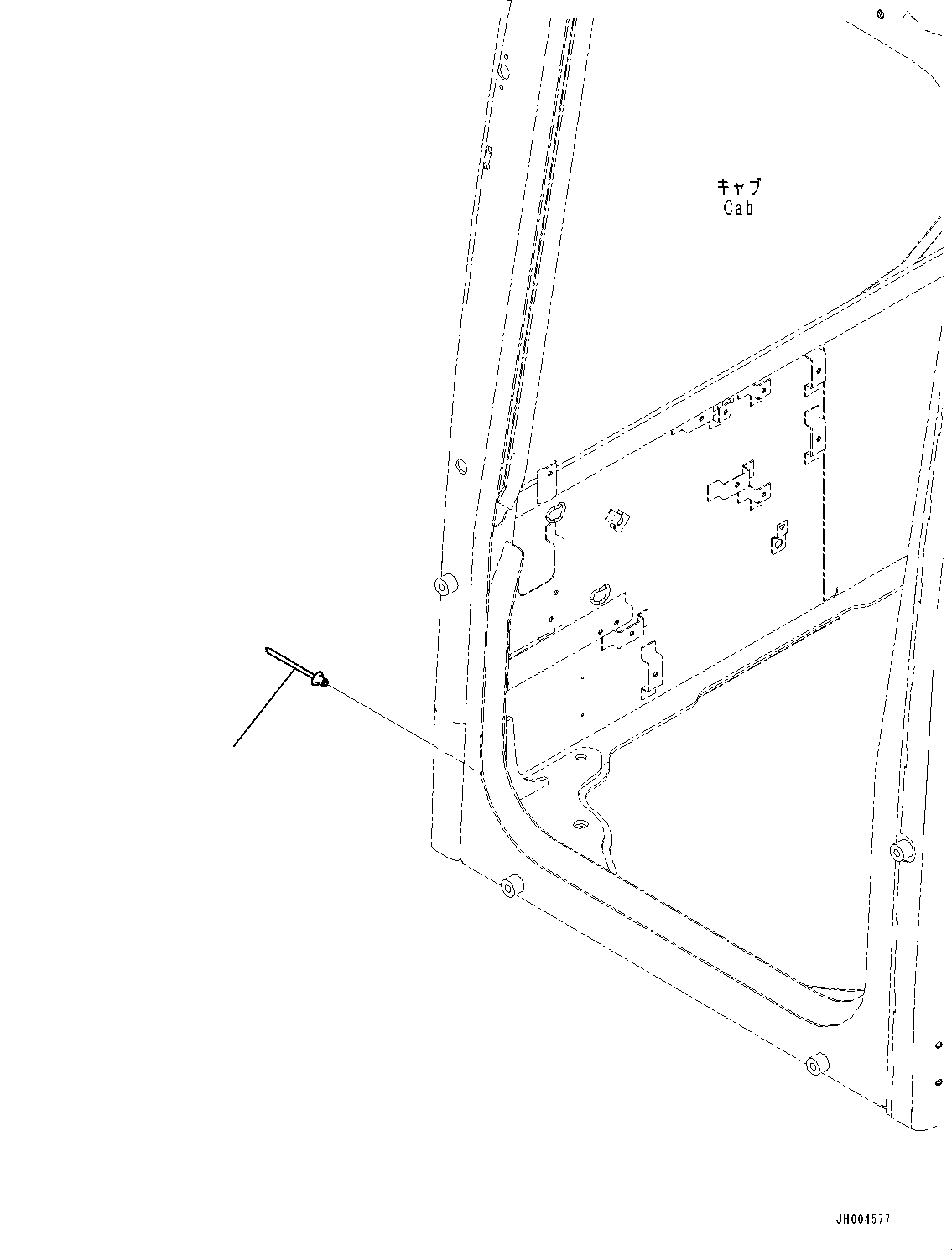 Komatsu parts book diagram for PC800SE-8E0 S/N 67001-UP: RIVET, (#65001-)