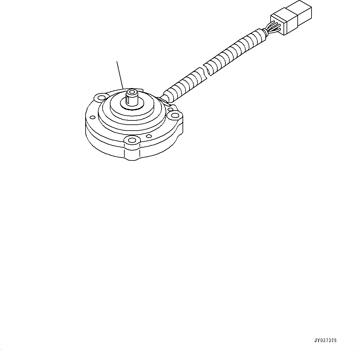 Komatsu parts book diagram for PC360LCI-11 S/N 94001-UP (For KAL): BOOM, ANGLE SENSOR(#94001-)