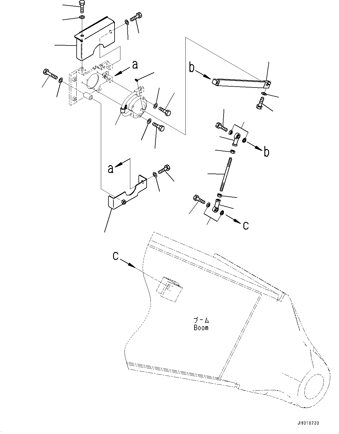 Komatsu parts book diagram for PC360LCI-11 S/N 94001-UP (For KAL): ELECTRIC WIRING HARNESS, BOOM ENCODER (2/2)(#92346-)