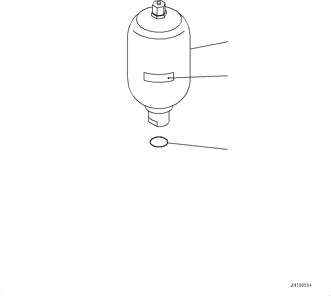 Komatsu parts book diagram for PC360LCI-11 S/N 94001-UP (For KAL): ATTACHMENT PIPING, ACCUMULATOR(#94001-)