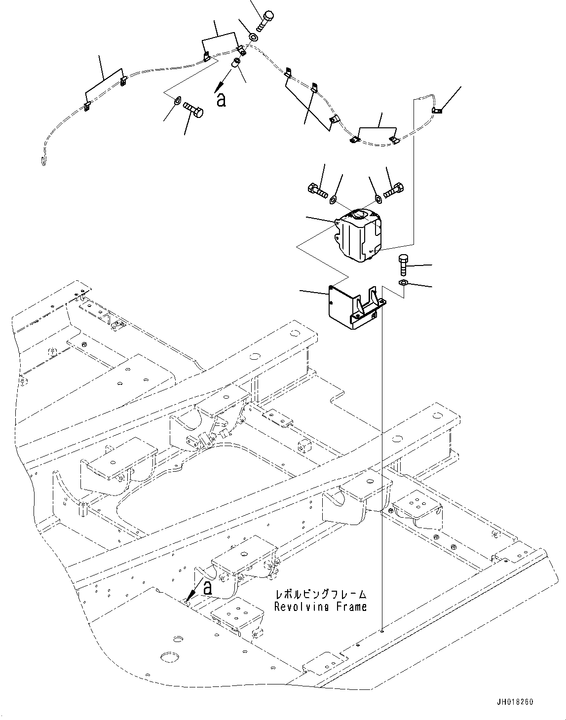 Komatsu parts book diagram for PC360LCI-11 S/N 94001-UP (For KAL): WINDOW WASHER, (#90156-)