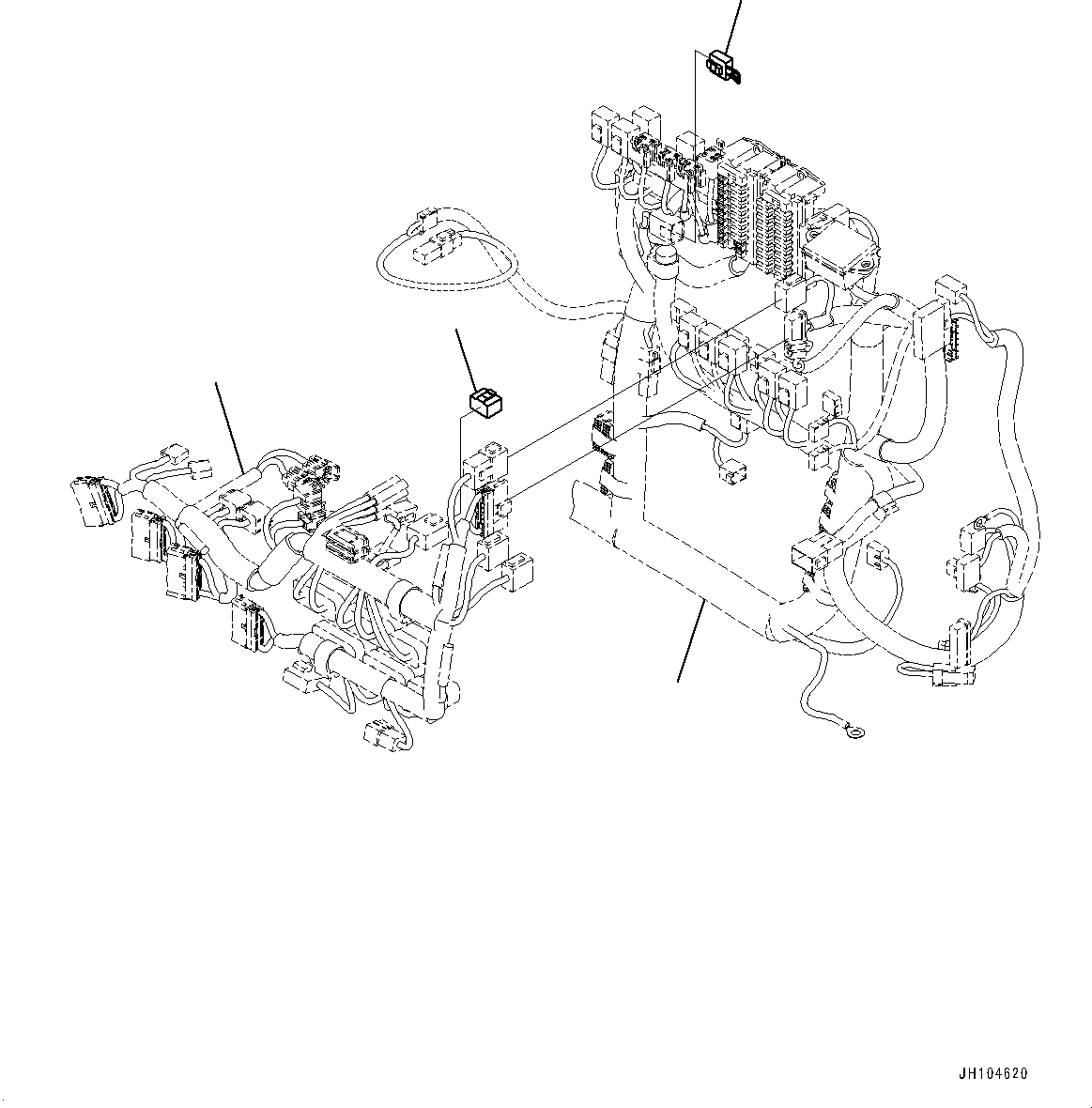 Komatsu parts book diagram for PC360LCI-11 S/N 94001-UP (For KAL): SWITCH, (#90156-)